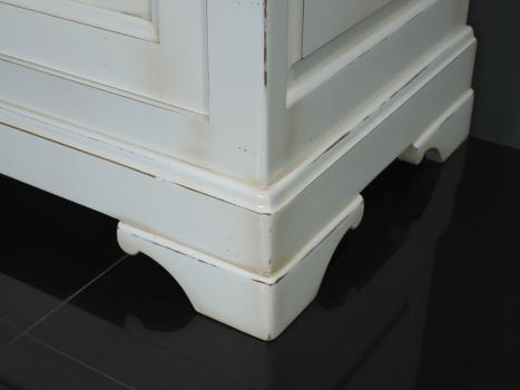  Buffet 4 portes 4 tiroirs réalisé en Merisier Massif de style Louis Philippe Finition Laqué Ivoire